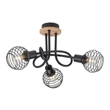 Leuchten Direkt 15923-79 - Fäst ljuskrona EUGEN 3xE14/40W/230V ek
