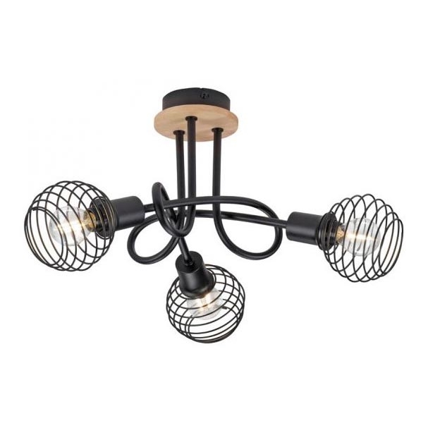 Leuchten Direkt 15923-79 - Fäst ljuskrona EUGEN 3xE14/40W/230V ek