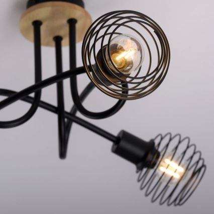 Leuchten Direkt 15923-79 - Fäst ljuskrona EUGEN 3xE14/40W/230V ek