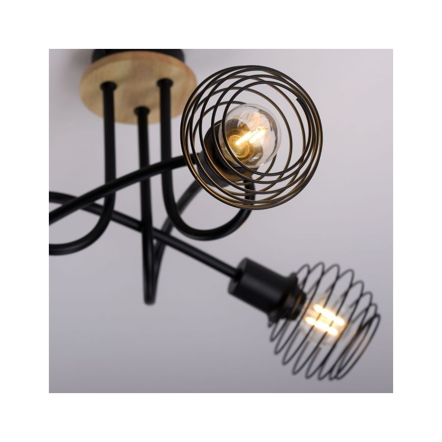 Leuchten Direkt 15923-79 - Fäst ljuskrona EUGEN 3xE14/40W/230V ek
