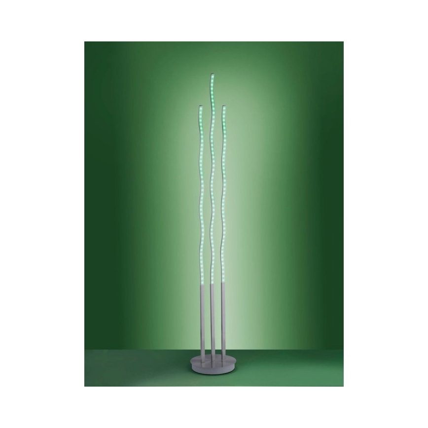 Leuchten Direkt 16268-55 - LED RGB Dimbar golvlampa WAVE LED/31W/230V + fjärrkontroll