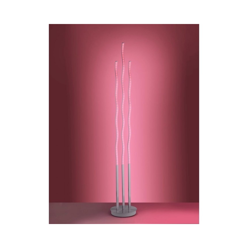 Leuchten Direkt 16268-55 - LED RGB Dimbar golvlampa WAVE LED/31W/230V + fjärrkontroll