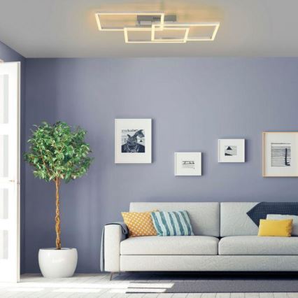 Leuchten Direkt 16431-55 - LED RGB dimbar fäst ljuskrona MAXI LED/27W/230V + fjärrkontroll