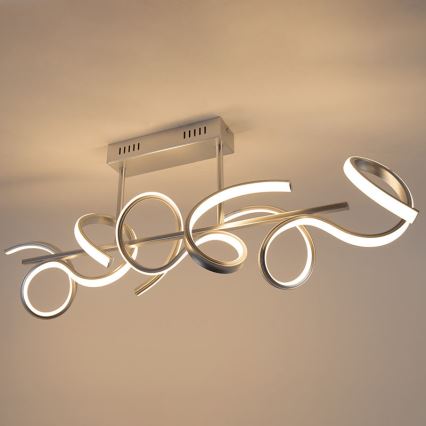 Leuchten Direkt 19032-21 - LED ljusreglerad fastsatt Ljuskrona  CURLS LED/25,8W/230V