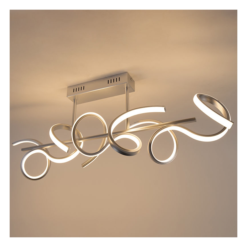 Leuchten Direkt 19032-21 - LED ljusreglerad fastsatt Ljuskrona  CURLS LED/25,8W/230V