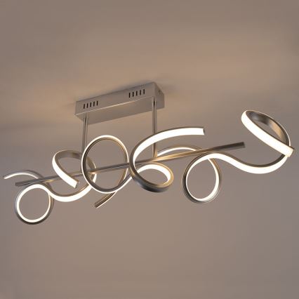 Leuchten Direkt 19032-21 - LED ljusreglerad fastsatt Ljuskrona  CURLS LED/25,8W/230V