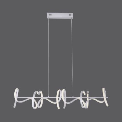 Leuchten Direkt 19033-21 - LED ljusreglerad Ljuskrona med upphängningsrem  CURLS LED/40,8W/230V