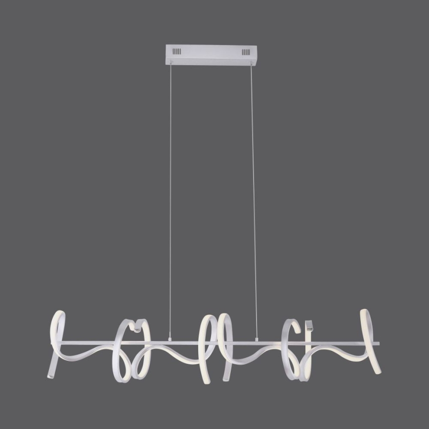 Leuchten Direkt 19033-21 - LED ljusreglerad Ljuskrona med upphängningsrem  CURLS LED/40,8W/230V