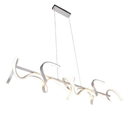 Leuchten Direkt 19033-21 - LED ljusreglerad Ljuskrona med upphängningsrem  CURLS LED/40,8W/230V
