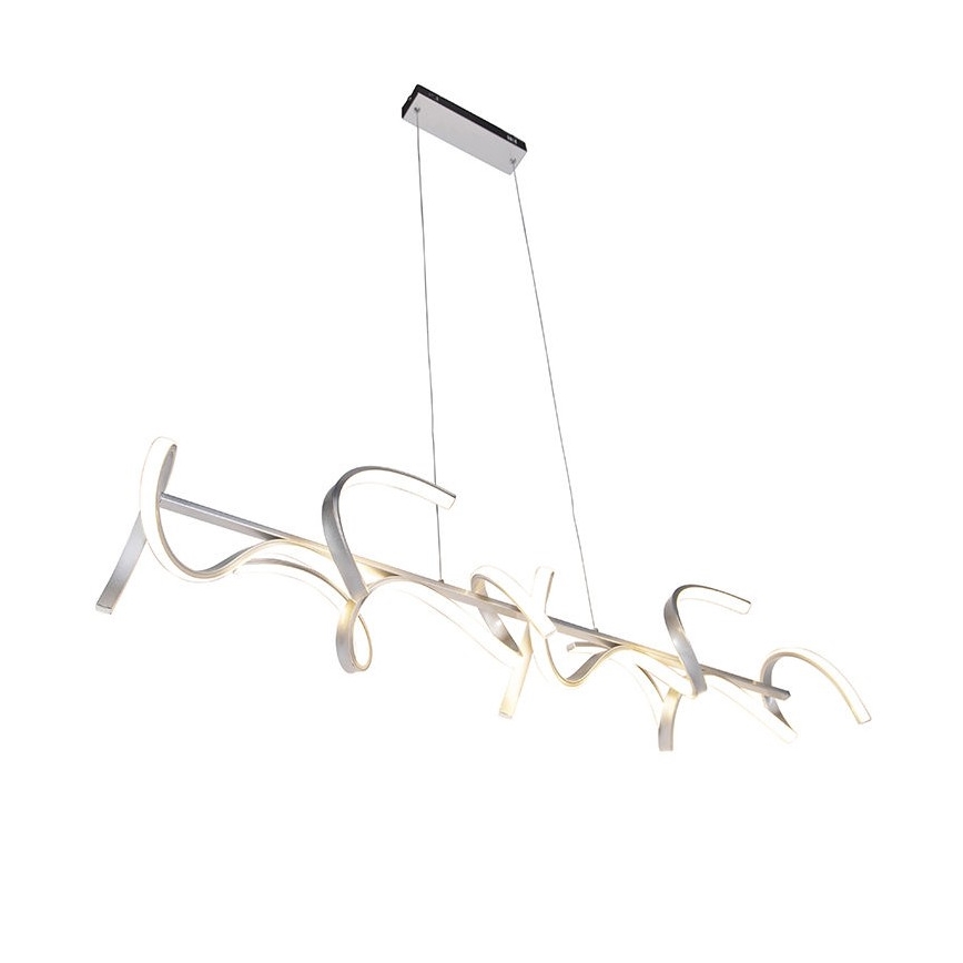 Leuchten Direkt 19033-21 - LED ljusreglerad Ljuskrona med upphängningsrem  CURLS LED/40,8W/230V
