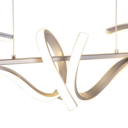 Leuchten Direkt 19033-21 - LED ljusreglerad Ljuskrona med upphängningsrem  CURLS LED/40,8W/230V