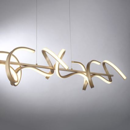 Leuchten Direkt 19033-60 - LED ljusreglerad ljuskrona på snöre CURLS LED/40,8W/230V