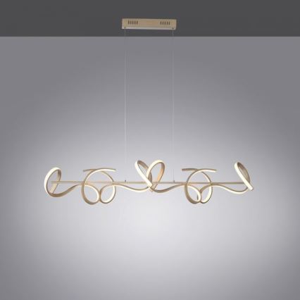 Leuchten Direkt 19033-60 - LED ljusreglerad ljuskrona på snöre CURLS LED/40,8W/230V