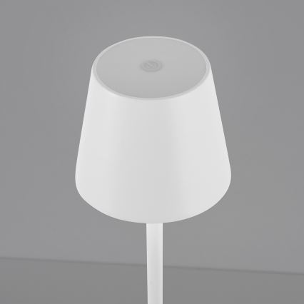 Leuchten Direkt 19250-16 - LED Utomhusdimbar uppladdningsbar bordslampa EURIA LED/3W/5V IP54 vit