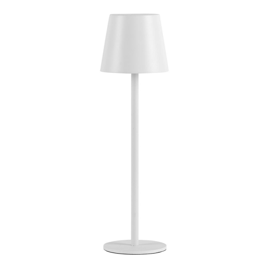 Leuchten Direkt 19250-16 - LED Utomhusdimbar uppladdningsbar bordslampa EURIA LED/3W/5V IP54 vit