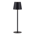 Leuchten Direkt 19250-18 - LED Utomhusbordslampa med dimmer, uppladdningsbar EURIA LED/3W/5V 2600 mAh IP54 svart