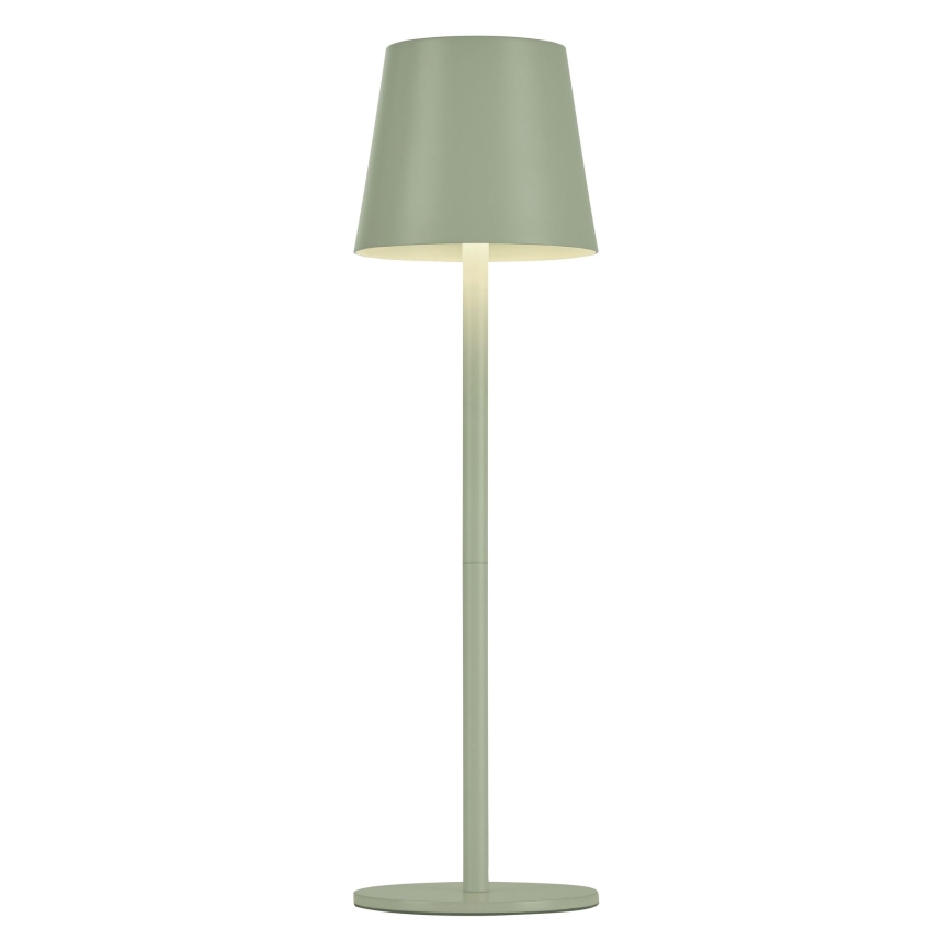 Leuchten Direkt 19250-43 - LED Utomhusdimbar uppladdningsbar bordslampa EURIA LED/3W/5V IP54 grön