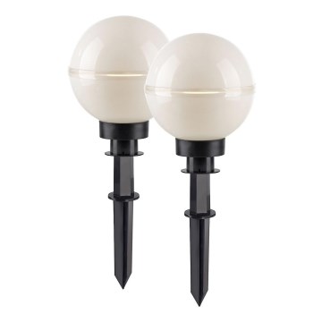 Leuchten Direkt 19322-16-2 - KIT 2x Utomhuslampa 1xE27/40W/230V diameter 20 cm IP44
