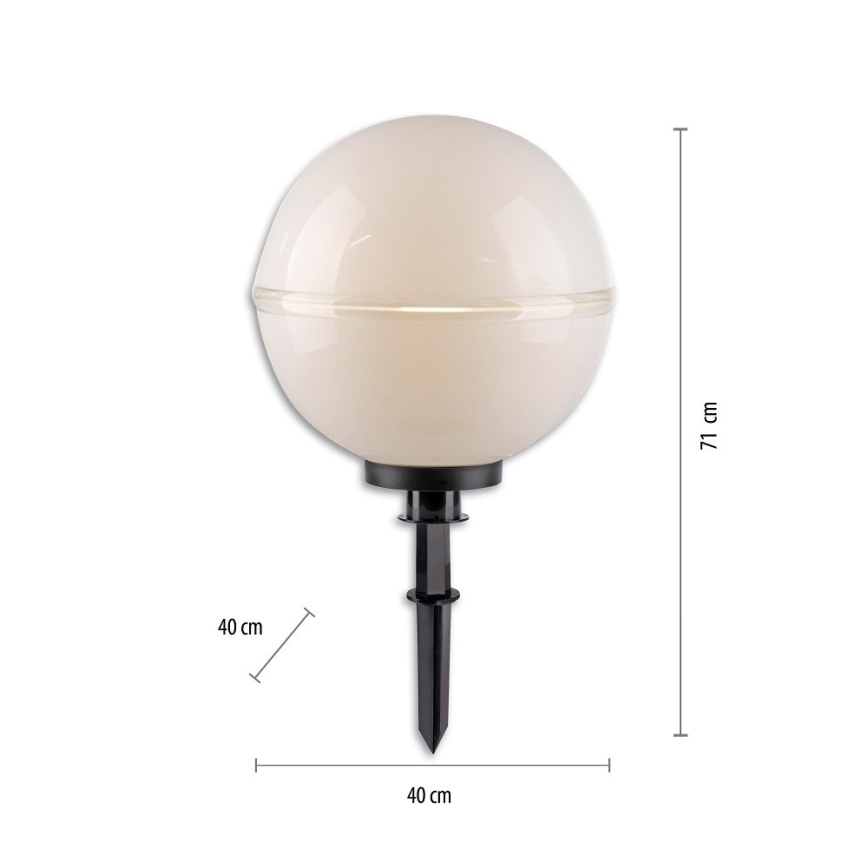 Leuchten Direkt 19324-16-2 - KIT 2x Utomhuslampa 1xE27/40W/230V diameter 40 cm IP44
