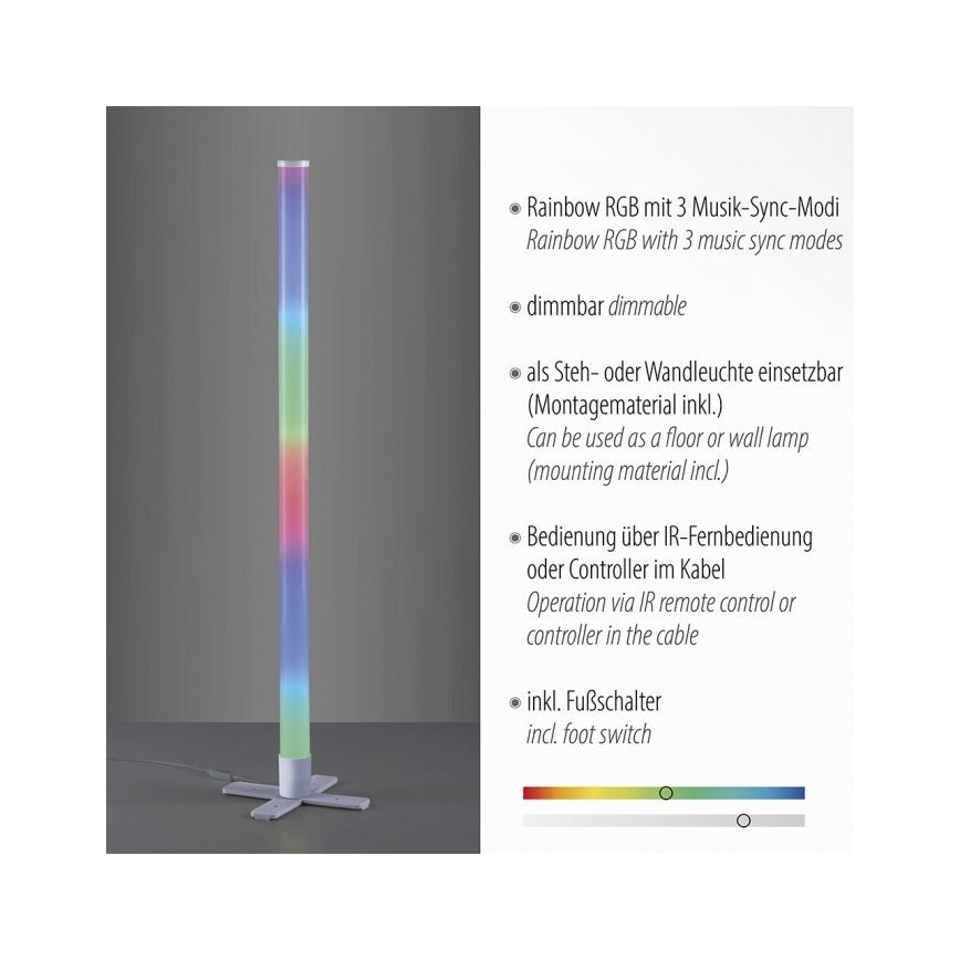 Leuchten Direkt 19902-21 - LED RGB dimbar lampa RINGO LED/10W/230V + fjärrkontroll
