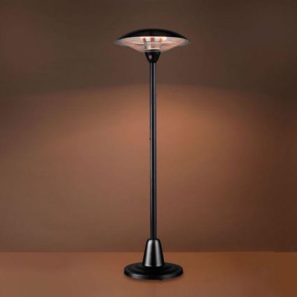 Leuchten Direkt 99501-18 - Utomhus värmeelement GLOW 1500-3000W/230V 1,87 m IP34 svart