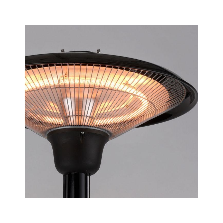 Leuchten Direkt 99501-18 - Utomhus värmeelement GLOW 1500-3000W/230V 1,87 m IP34 svart