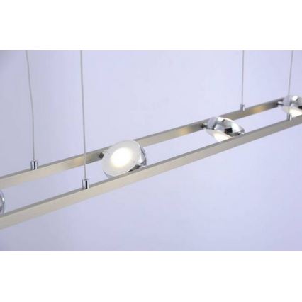 Leuchten Direkt - LED RGB Dimbar Ljuskrona med snöre OPTI 8xLED/3W/230V + Fjärrstyrd
