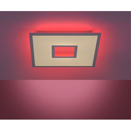 Leuchten Direkt 11645-16 - LED RGB dimbar taklampa RECESS LED/22,5W/230V + LED/5W + fjärrkontroll