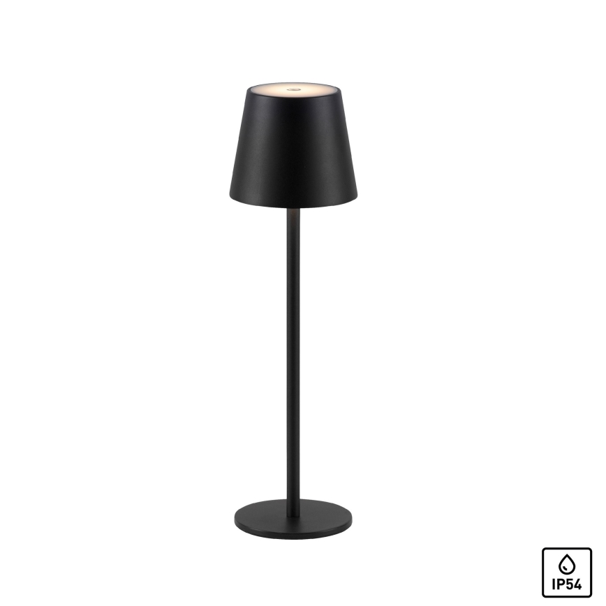 Leuchten Direkt 19250-18 - LED Utomhusdimbar uppladdningsbar bordslampa EURIA LED/3W/5V IP54 svart