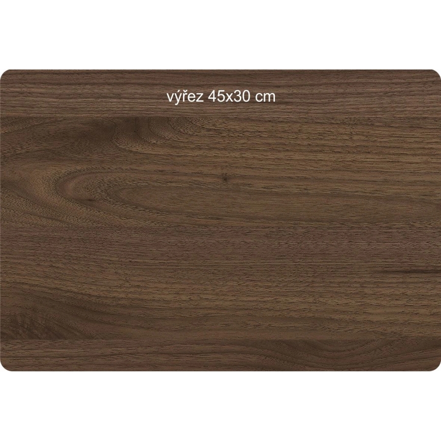 Li-Go 23607/O - Dimbar dekorativ LED-bordslampa LED/12W/230V 20x22 cm valnöt/Yin Yang