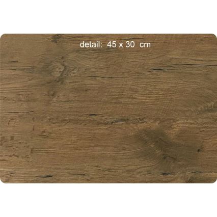 Li-Go 23697/DUB/BAT2 - LED-dimbar klocka med rörelsesensor LED/10W/5V 20000 mAh + 1xAA Ø 32 cm ek/Berg