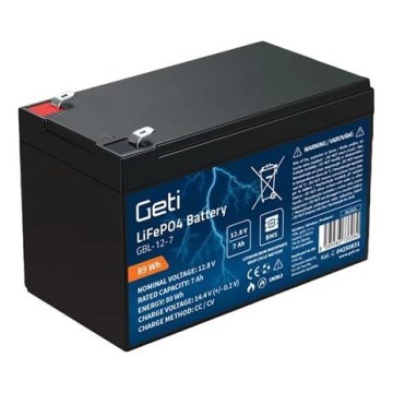 LiFePO4-batteri 12,8V/7Ah