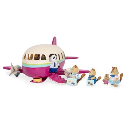 Li'l Woodzeez - Toy kit flygplan med tillbehör