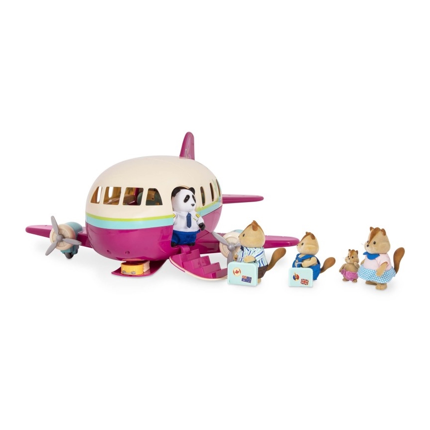 Li'l Woodzeez - Toy kit flygplan med tillbehör