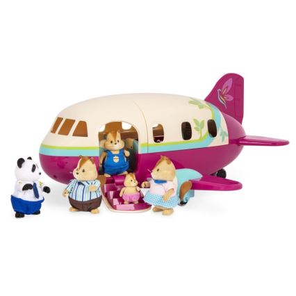Li'l Woodzeez - Toy kit flygplan med tillbehör
