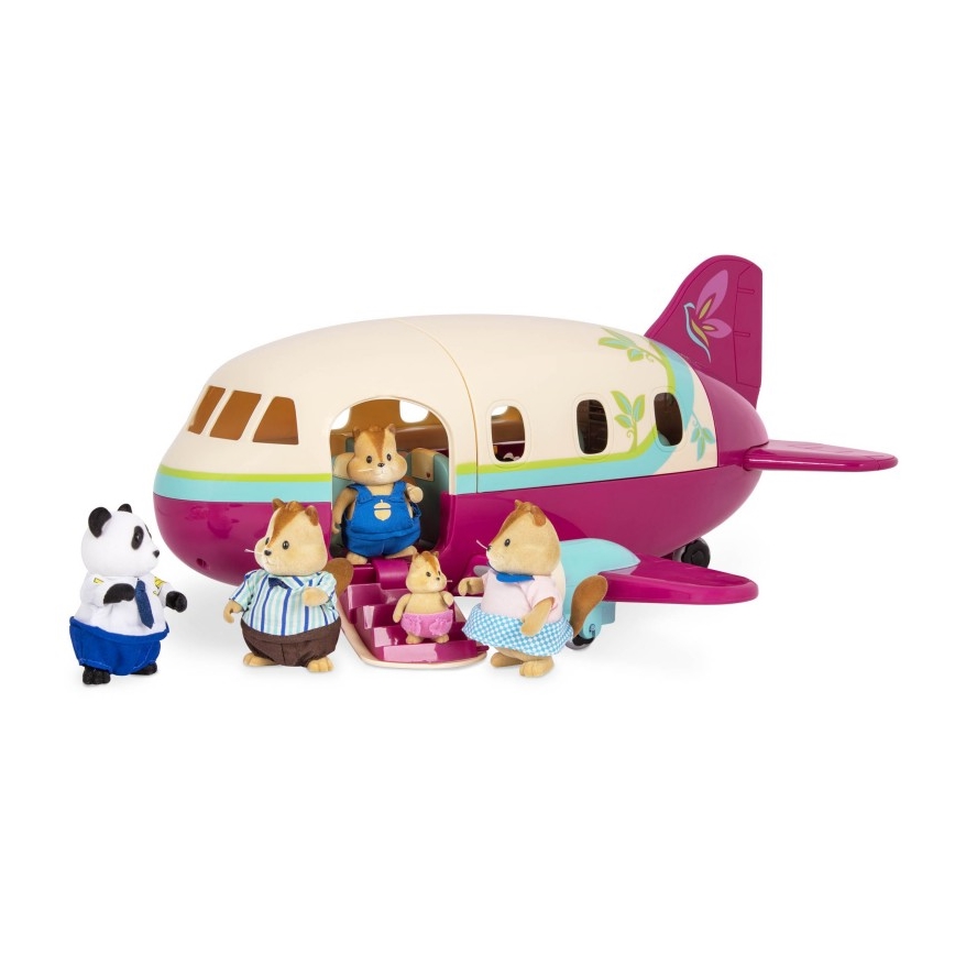 Li'l Woodzeez - Toy kit flygplan med tillbehör
