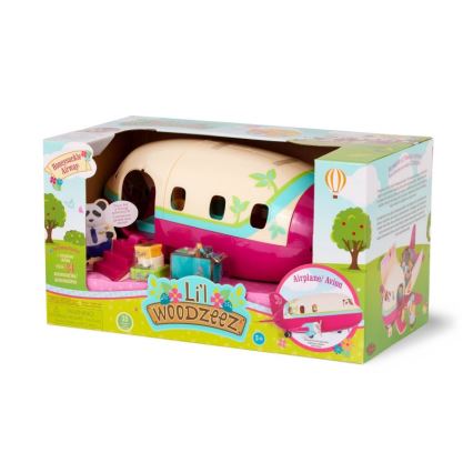 Li'l Woodzeez - Toy kit flygplan med tillbehör