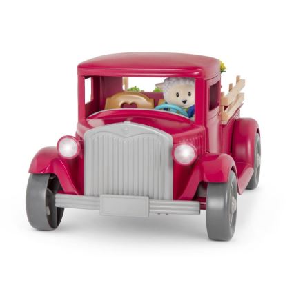 Li'l Woodzeez - Toy kit famer's lastbil med food stand 3xAAA