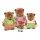 Li'l Woodzeez - Set med figurer HEALTHNUGGLE björnsfamilj
