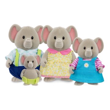 Li'l Woodzeez - Set med figurer OLIPHANT elefantfamilj