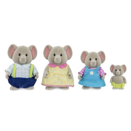 Li'l Woodzeez - Set med figurer OLIPHANT elefantfamilj