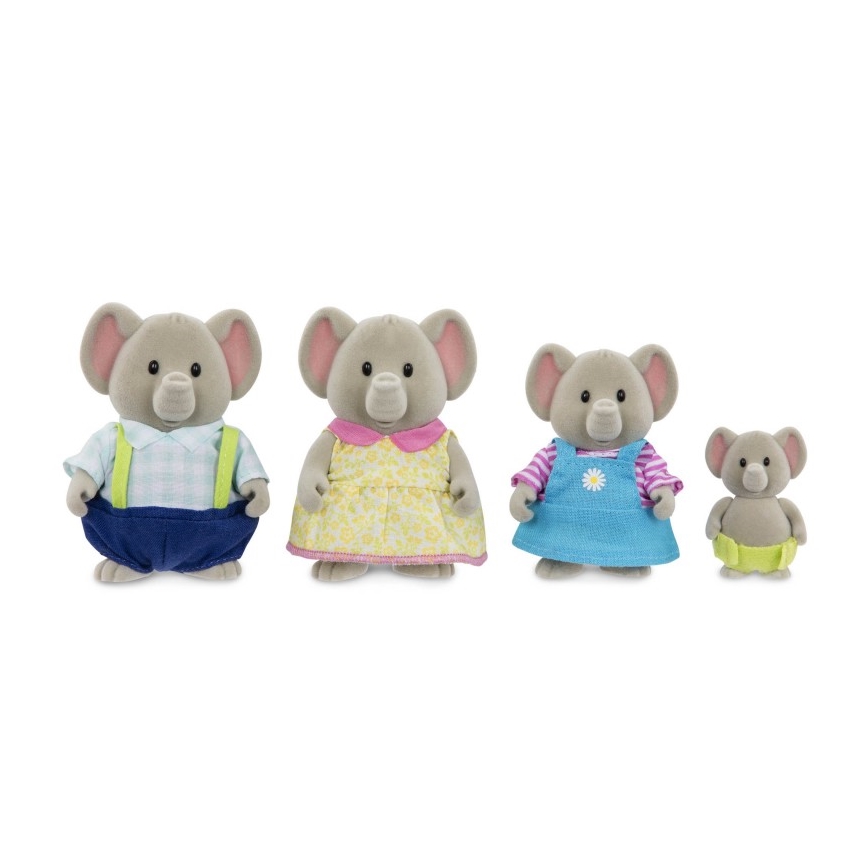 Li'l Woodzeez - Set med figurer OLIPHANT elefantfamilj