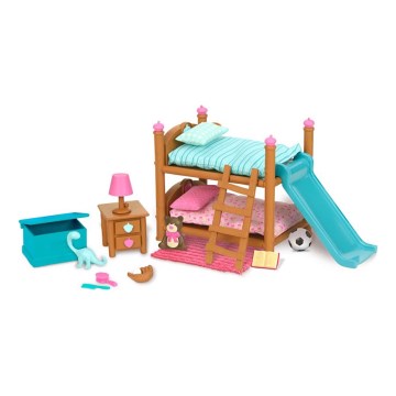 Li'l Woodzeez - Toy kit barns sovrum möbel