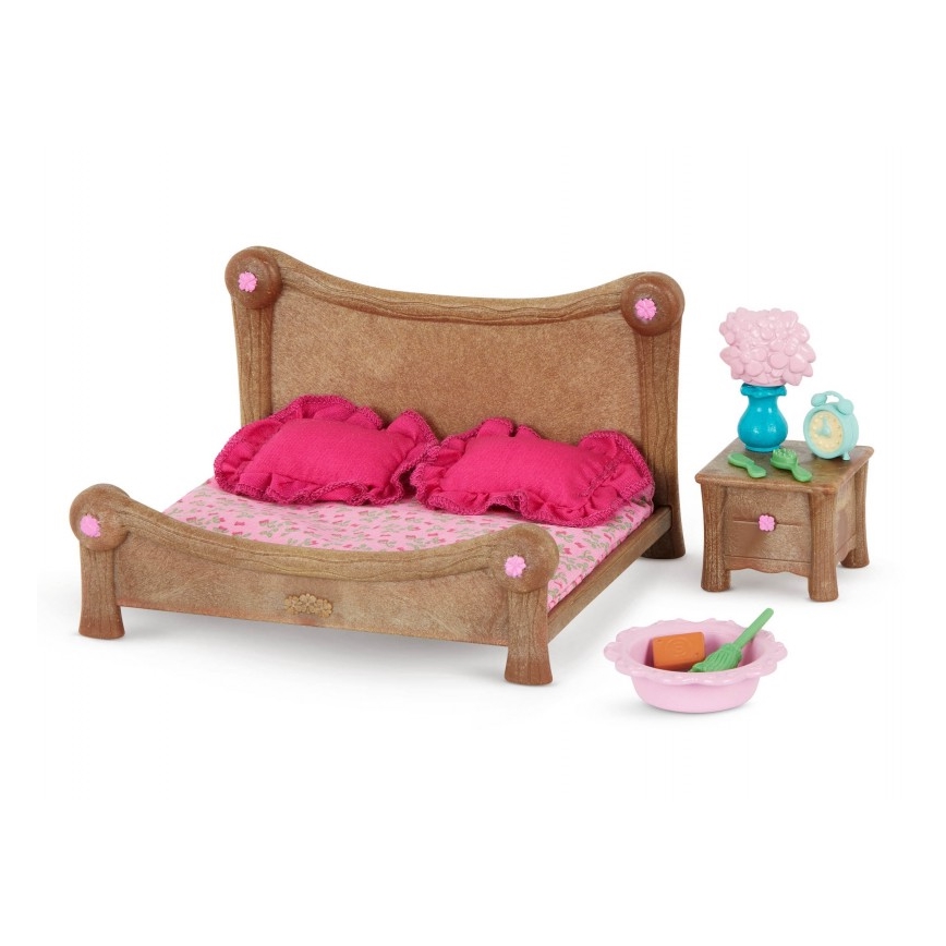 Li'l Woodzeez - Toy kit bedroom och dining room furniture