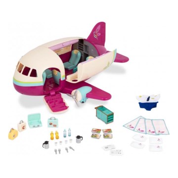 Li'l Woodzeez - Toy kit flygplan med tillbehör