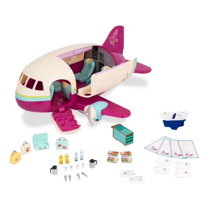 Li'l Woodzeez - Toy kit flygplan med tillbehör