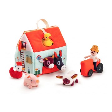 Lilliputiens - Plysch kit Min första gård