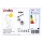 Lindby - Ljuskrona med textilsladd RAVENA 3xE27/40W/230V + 2xE27/25W/230V