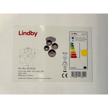 Lindby - Pendelkrona ROBYN 2xE27/40W/230V + 2xE27/25W/230V