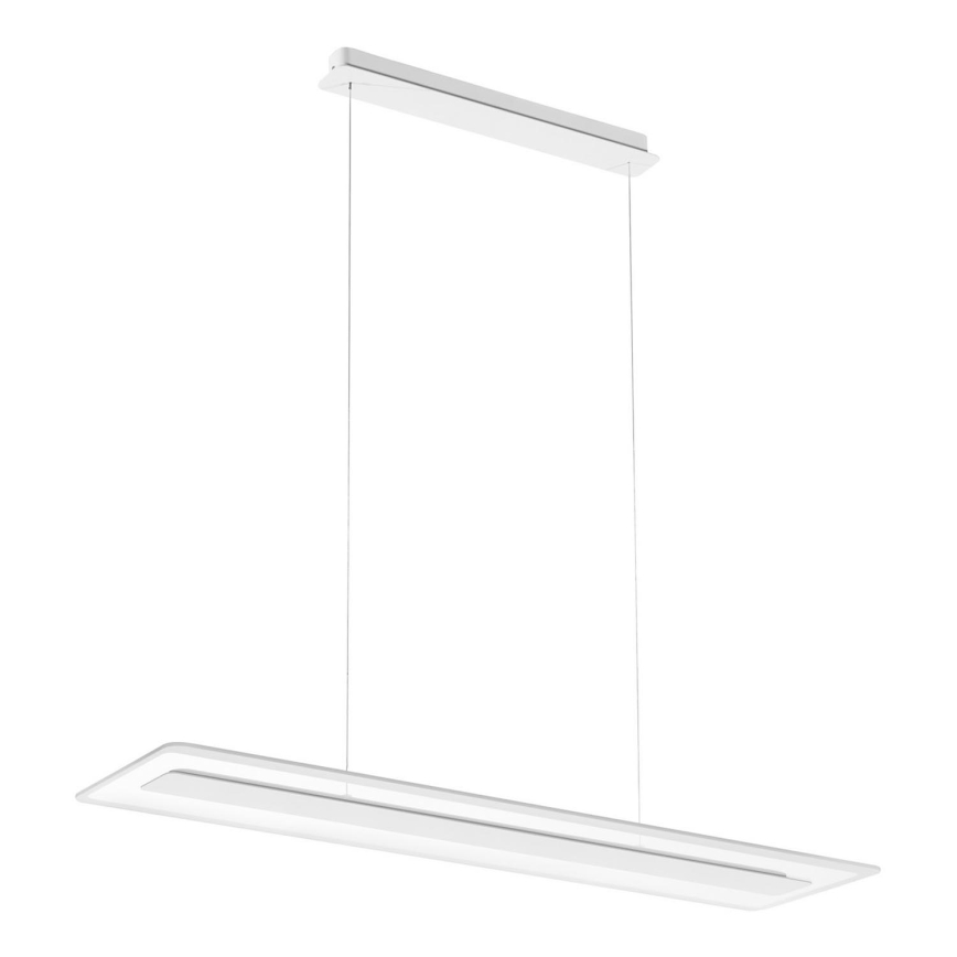 Linea Belysning 8936 - LED ljuskrona med textilsladd ANTILE LED/45W/230V CRI 90 vit
